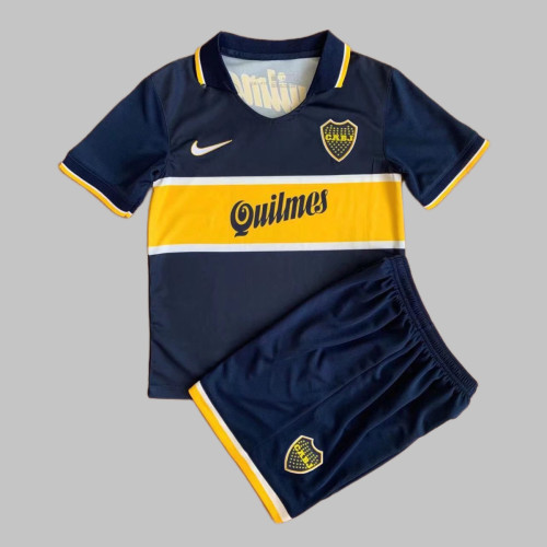 Boca Juniors 1996/1997 Home Retro Jersey and Short Kit