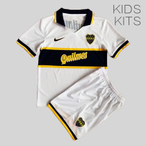Kids Boca Juniors 1996/1997 Away Retro Jersey and Short Kit