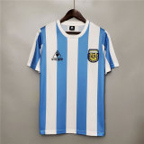 (On Sale) Argentina 1986 World Cup Home Retro Jersey