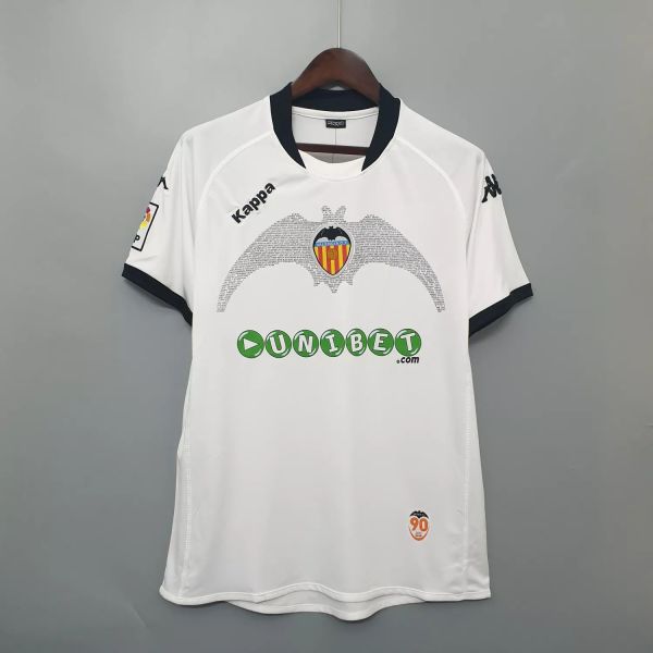 Valencia 2009/2010 Retro Home Jersey - 90th Anniversary