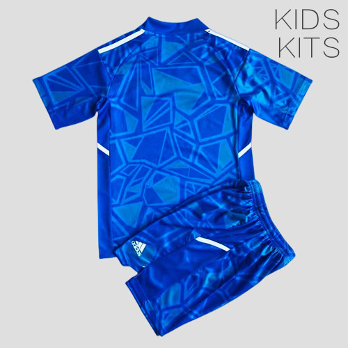 Kids LA Galaxy 2022 Goalkeeper Jersey and Short Kit