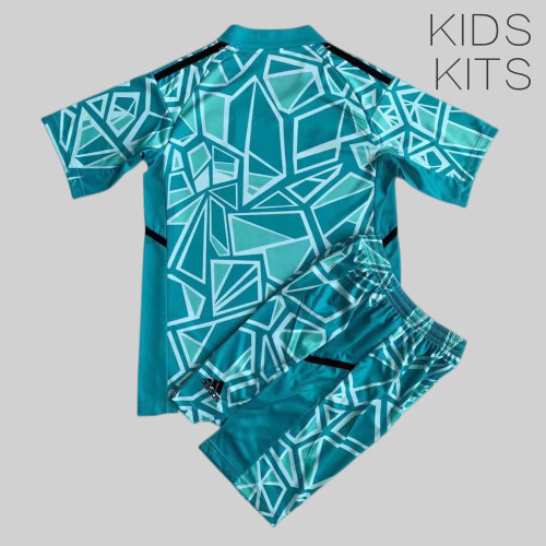 Kids LAFC 2022 Goalkeeper Jersey and Short Kit