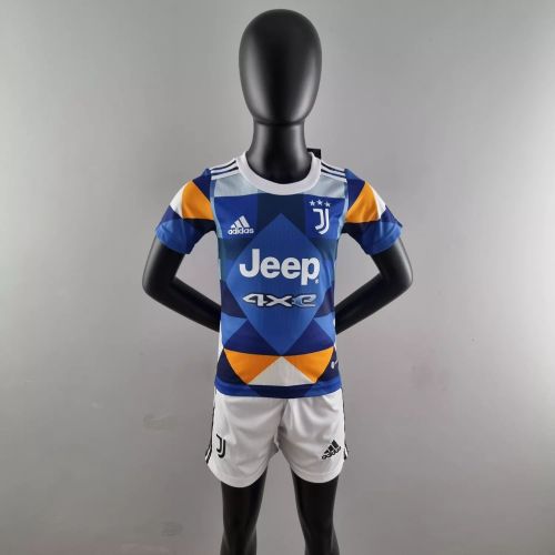 Kids Juventus 22/23 Fourth Jersey and Short Kit