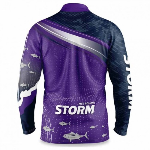 Melbourne Storm 2022 Men's Fishfinder Fishing Polo Shirt