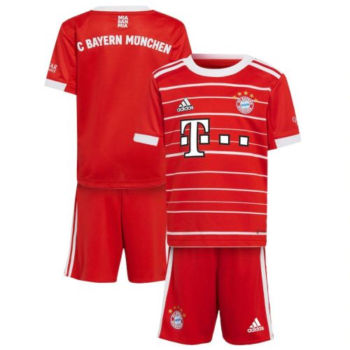 Kids Bayern Munich 22/23 Home Jersey and Short Kit