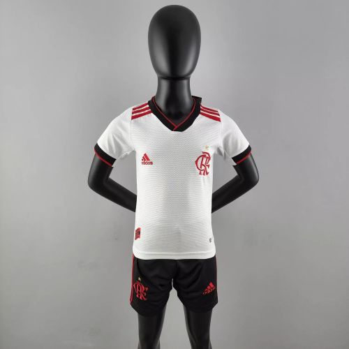 Kids Flamengo 2022 Away Jersey and Short Kit