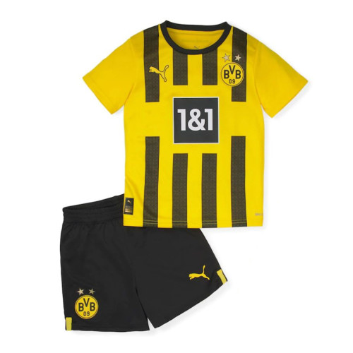 Kids BVB 22/23 Home Jersey and Short Kit
