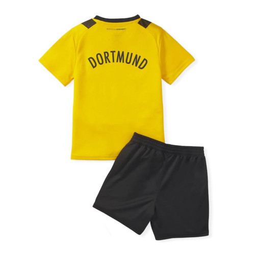 Kids BVB 22/23 Home Jersey and Short Kit