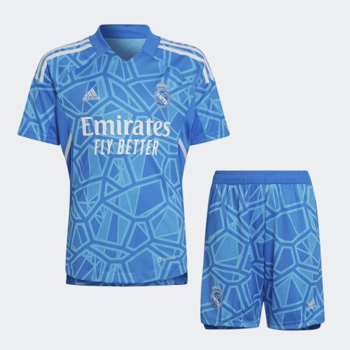 Real Madrid 22/23 Home Goalkeeper Jersey and Short Kit