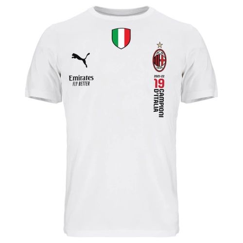 AC Milan 21/22 CAMPIONI D'ITALIA Celebrative T-Shirt - White