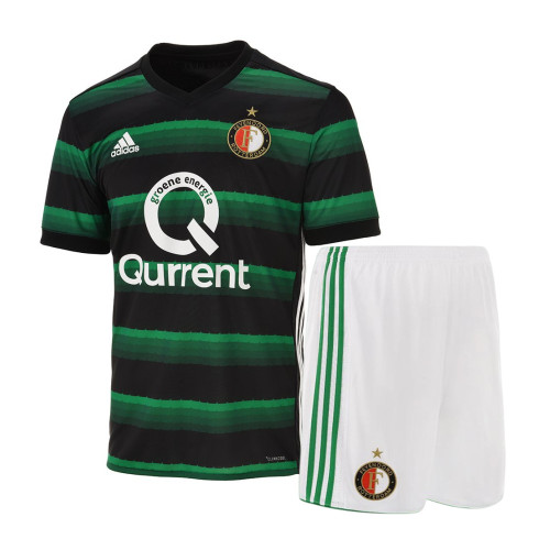 Kids Retro Feyenoord 17/18 Away Jersey and Short Kit