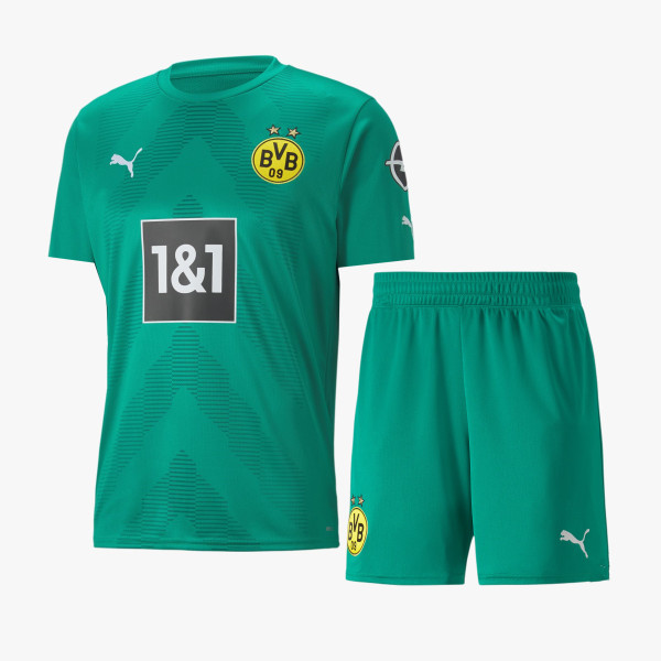 Kids BVB 22/23 Goalkeeper Jersey and Short Kit