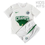 Kids Maccabi Haifa 21/22 Champion Jersey and Short Kit - White