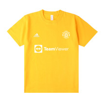 Man Utd  Fans Team T-Shirt Light Yellow