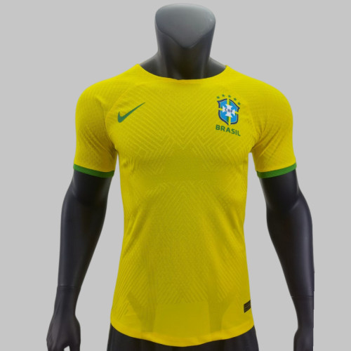 Player Version Brazil 2022 Home Training Authentic Jersey