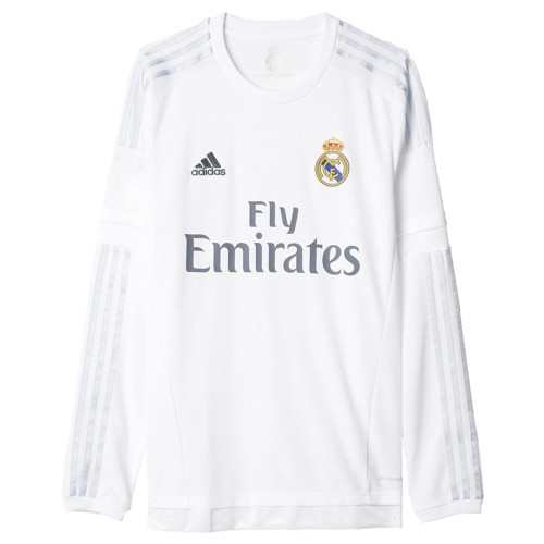Real Madrid 2015/2016 Home Retro L/S Jersey