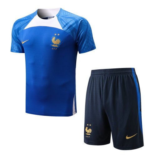 France 22/23 Training Shirt and Shorts Set D650