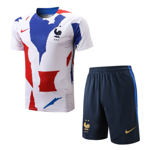 France 22/23 Training Shirt and Shorts Set D651