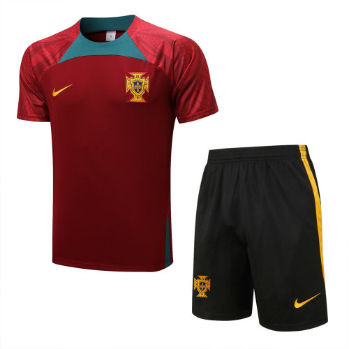 Portugal 22/23 Training Shirt and Shorts Set D686