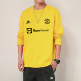 Man Utd  Fans Team L/S T-Shirt Yellow