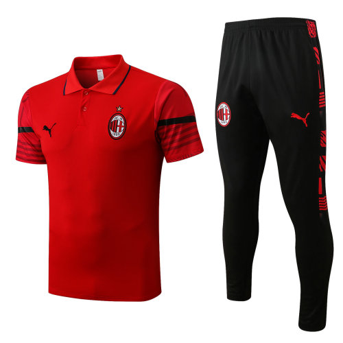 AC Milan 22/23 Polo and Pants Set C920