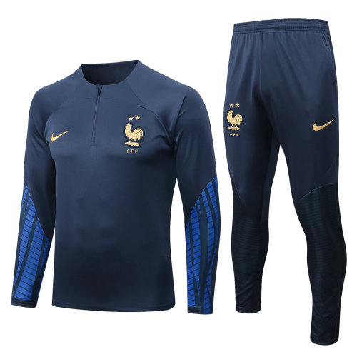 France 22/23 Half-Zip Training Sweatshirt and Pants Set B537