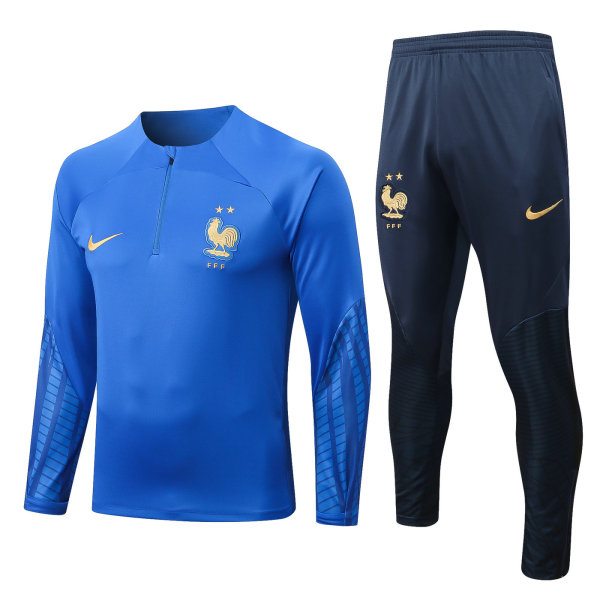 France 22/23 Half-Zip Training Sweatshirt and Pants Set B539