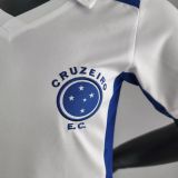 Kids Cruzeiro 2022 Away Jersey and Short Kit