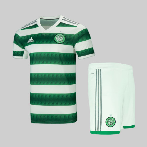 Kids Celtic 22/23 Home Jersey and Short Kit