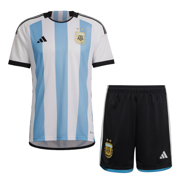 Argentina 2022 World Cup Home Jersey and Short Kit