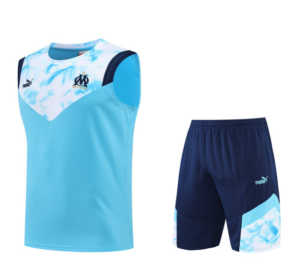 Olympique Marseille 22/23 Training Vest and Shorts Set
