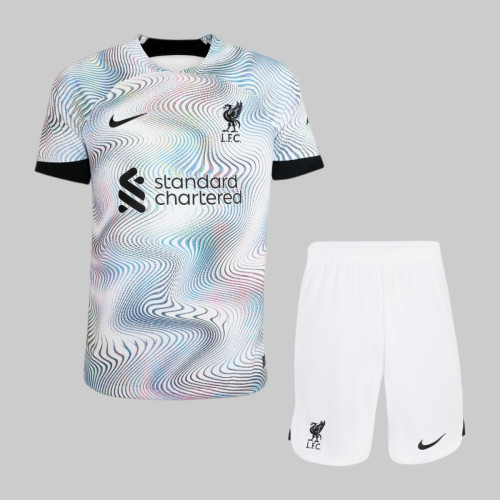 Kids Liverpool 22/23 Away Jersey and Short Kit