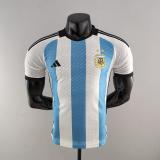 Player Version Argentina 2022 World Cup Home Authentic Jersey