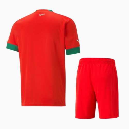 Morocco 22/23 Home Jersey and Short Kit