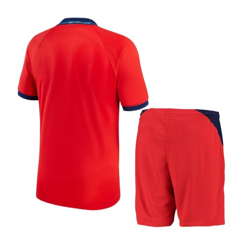 Kids England 22/23 World Cup Away Jersey and Short Kit