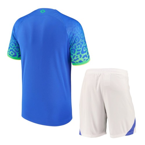 Brazil 2022 World Cup Away Jersey and Short Kit