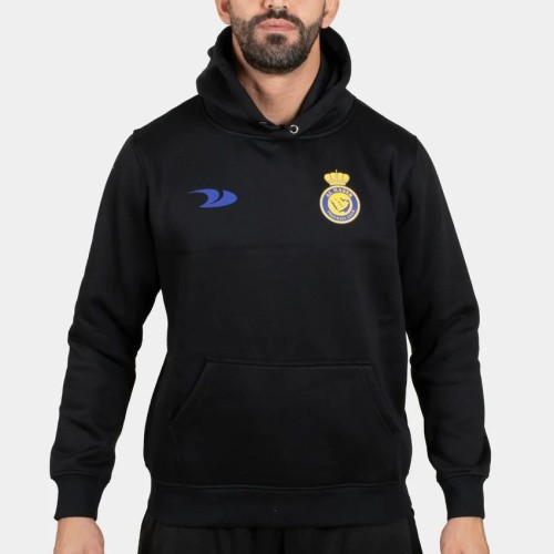 Al-Nassr FC Ronaldo Pullover Hoodie Black