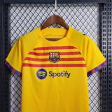 Kids Barcelona 23/24 Fourth Jersey and Short Kit