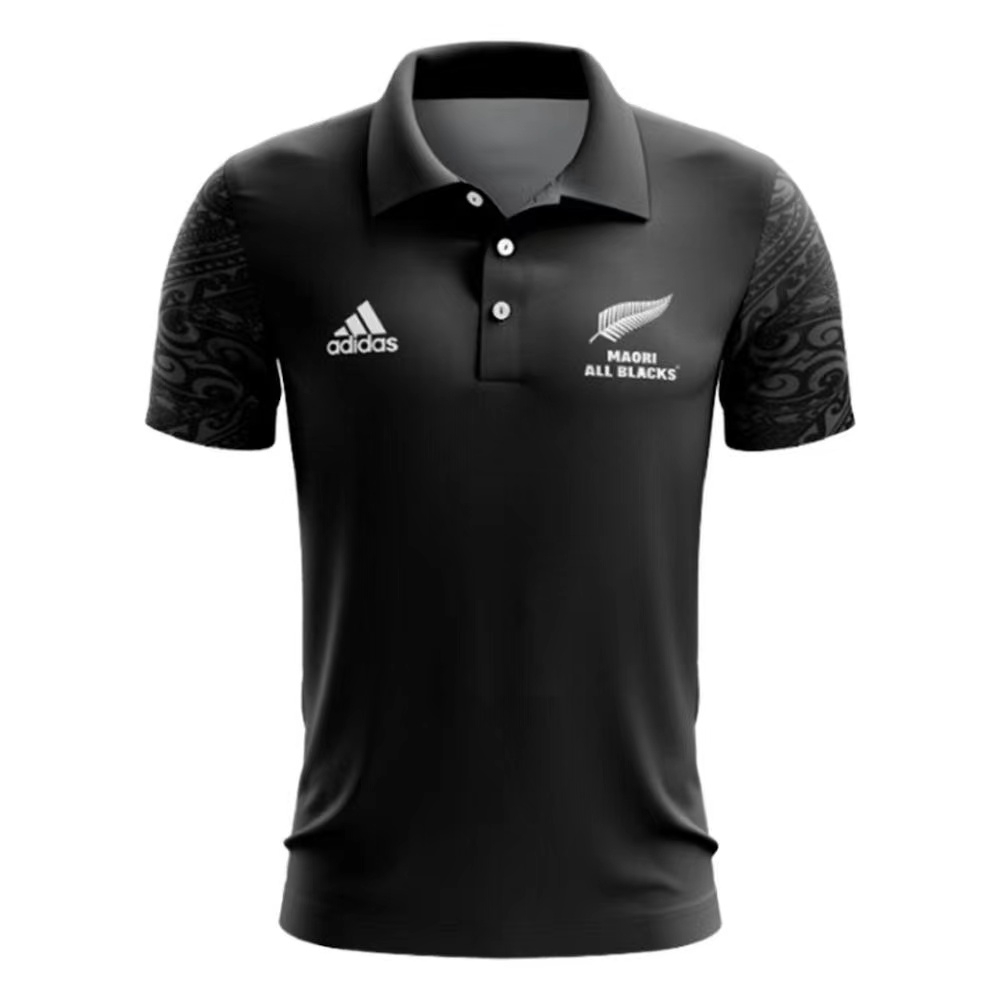 Maori All Blacks 2023 Mens Rugby Polo Shirt shootjerseys