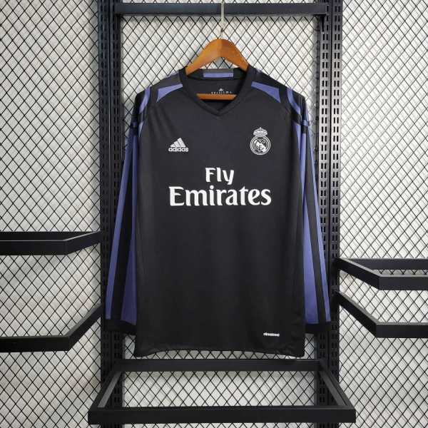 Real Madrid 2016/2017 Third Retro Long Sleeve Jersey