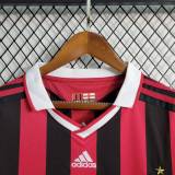 AC Milan 2009/2010 Home Retro Long Sleeve Jersey