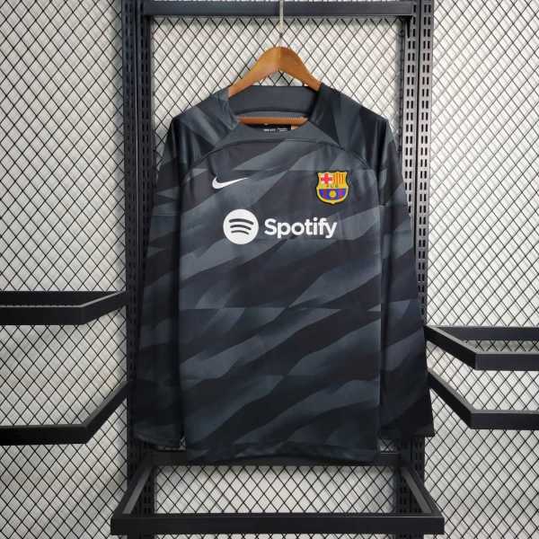 Thai Version Barcelona 23/24 Goalkeeper Long Sleeve Jersey
