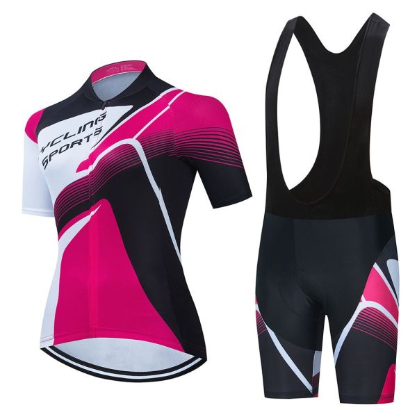 Women's Road Race Pro Team Cycling Short-sleeved Suit Cycling