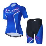 Women's Road Race Pro Team Cycling Short-sleeved Suit Cycling