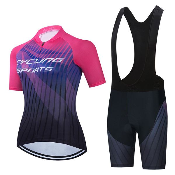 Women's Road Race Pro Team Cycling Short-sleeved Suit Cycling