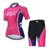 Women's Road Race Pro Team Cycling Short-sleeved Suit Cycling