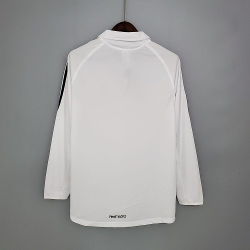 Real Madrid 2005/2006 Home Retro Long Sleeve Jersey