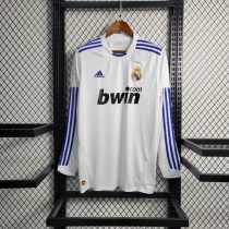 Real Madrid 2010/2011 Home Retro L/S Jersey