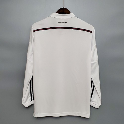 Real Madrid 2014/2015 Home Retro L/S Jersey