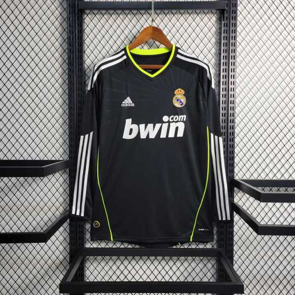 Real Madrid 2010/2011 Away Retro L/S Jersey